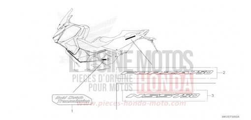 MARQUE/EMBLEME NSS750T de 2026